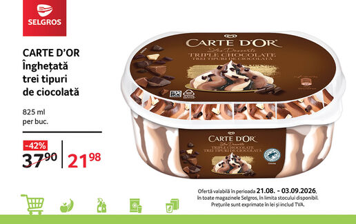 Înghețată Carte d’Or