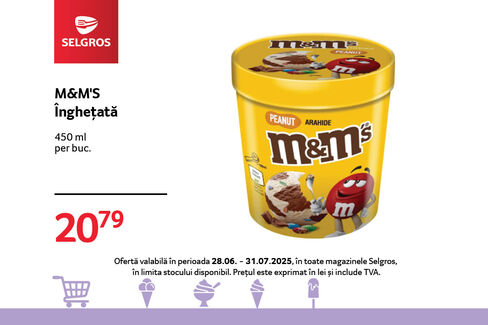 Înghețată M&M’s