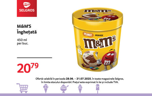 Înghețată M&M’s