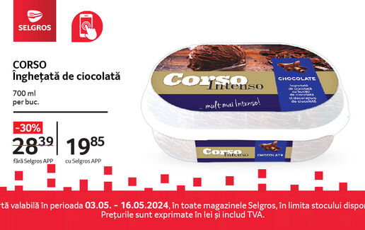 Înghețată de ciocolată Corso