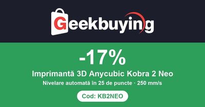 -17,65% la imprimanta 3D Anycubic Kobra 2 Neo