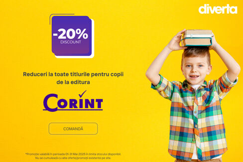 -20% pentru titlurile pentru copii de la editura Corint