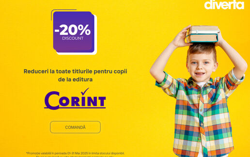 -20% pentru titlurile pentru copii de la editura Corint