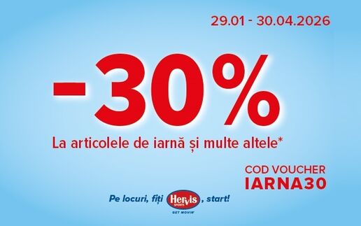 -30% la articolele de iarnă