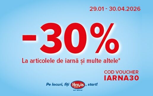 -30% la articolele de iarnă
