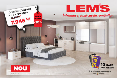 -30% la noul dormitor Zeppelin
