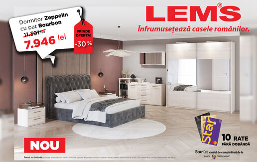 -30% la noul dormitor Zeppelin