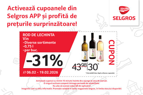 -31% la vinurile Rod de Lechința