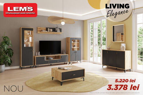 -35% la noul living ELEGANCE