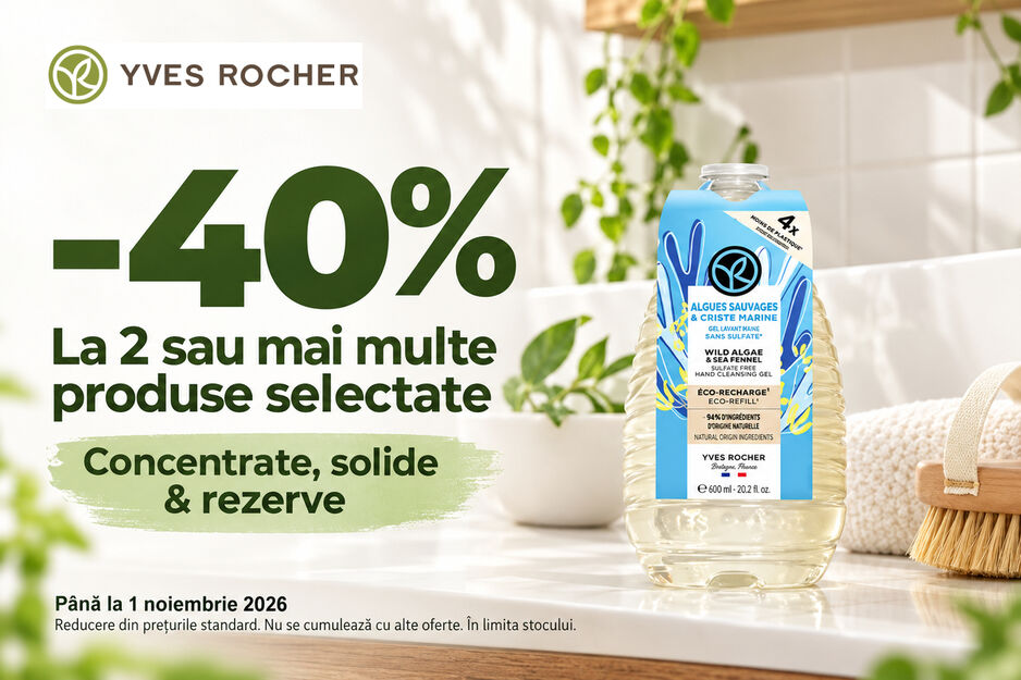 -40% la concentrate, solide și rezerve selectate