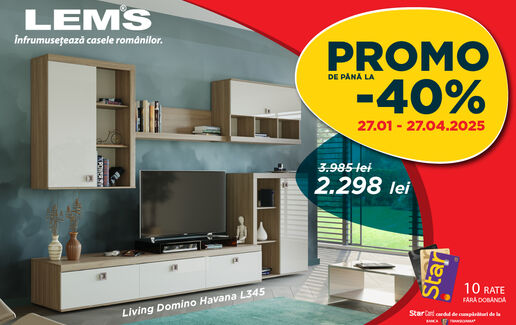 -42% reducere Living Domino Havana