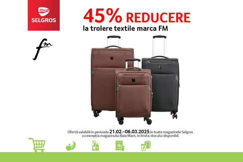 -45% la trolere selectate