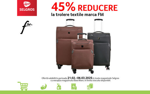 -45% la trolere selectate