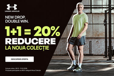 1+1 = 20% reducere la Noua Colecție