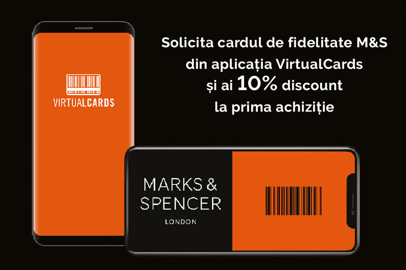 Ofertă 10% discount la prima achiziție - Marks&Spencer