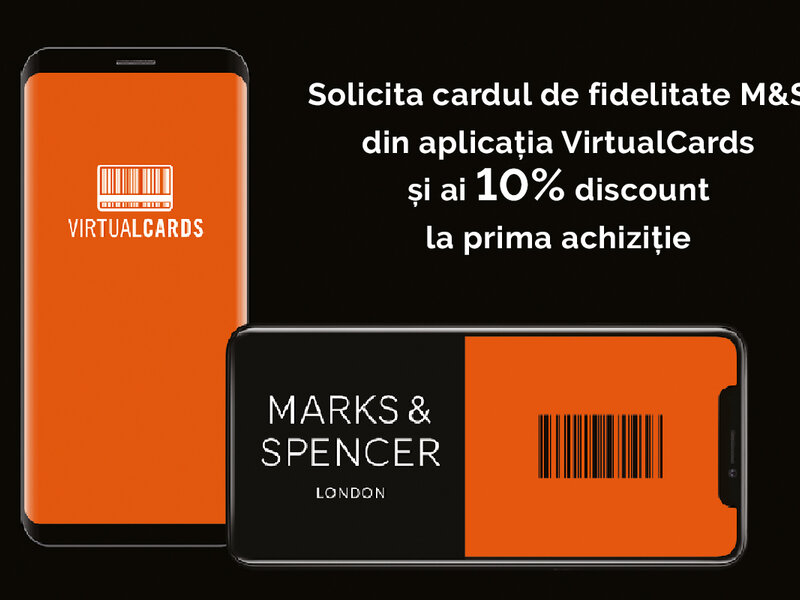 Ofertă 10% discount la prima achiziție - Marks&Spencer
