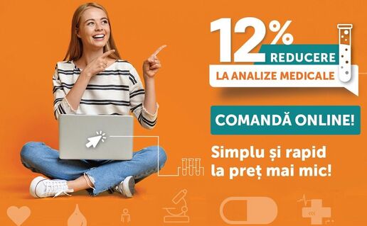 12% reducere pentru comanda online