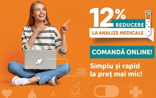 12% reducere pentru comanda online