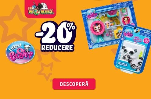20% Reducere la toate gama Littlest PetShop