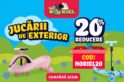 20% Reducere la toate jucariile de exterior Noriel
