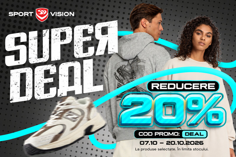 Ofertă 20% reducere cu codul DEAL - Sport Vision