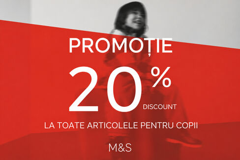 20% reducere la articolele pentru copii
