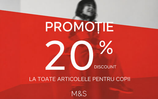 20% reducere la articolele pentru copii