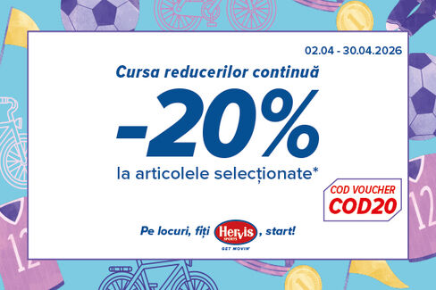 20% reducere la tot