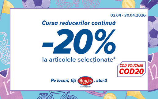 20% reducere la tot