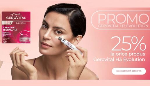 25% reducere la Gerovital