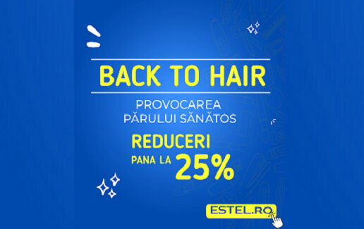 25% reducere la produsele de styling si pentru hidratarea parului Estel
