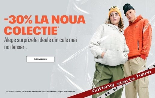 30% reducere la noua colecție