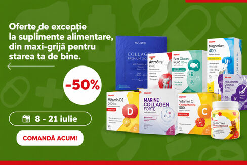 50% reducere la produsele Dr. Max