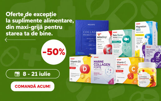 50% reducere la produsele Dr. Max