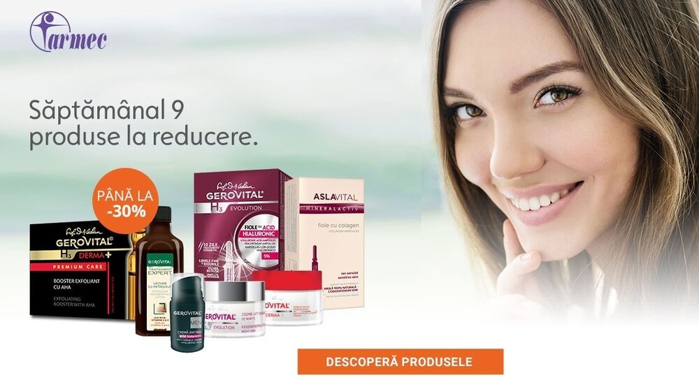 9 produse la reducere la Farmec