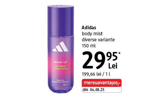 Adidas body mist