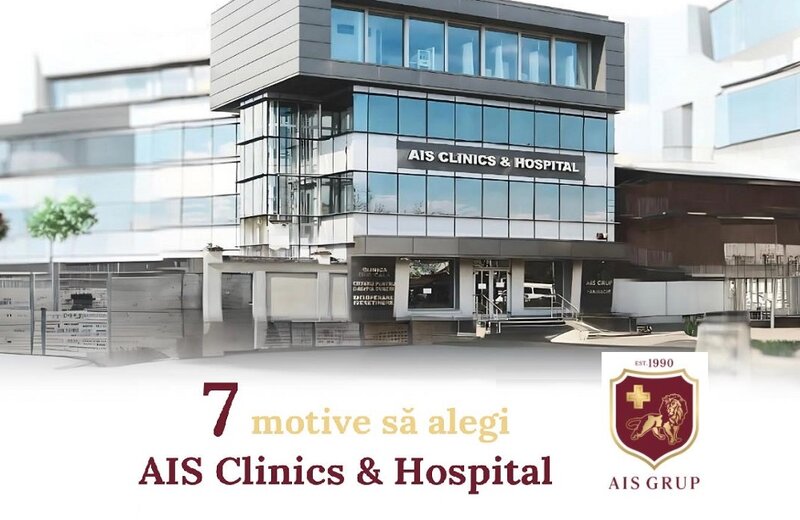 Ofertă Alege 𝗔𝗜𝗦 𝗖𝗹𝗶𝗻𝗶𝗰𝘀 & 𝗛𝗼𝘀𝗽𝗶𝘁𝗮𝗹 - AIS Pharma & Clinics