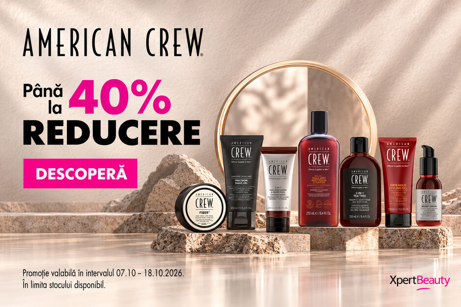 American Crew: până la 40% reducere
