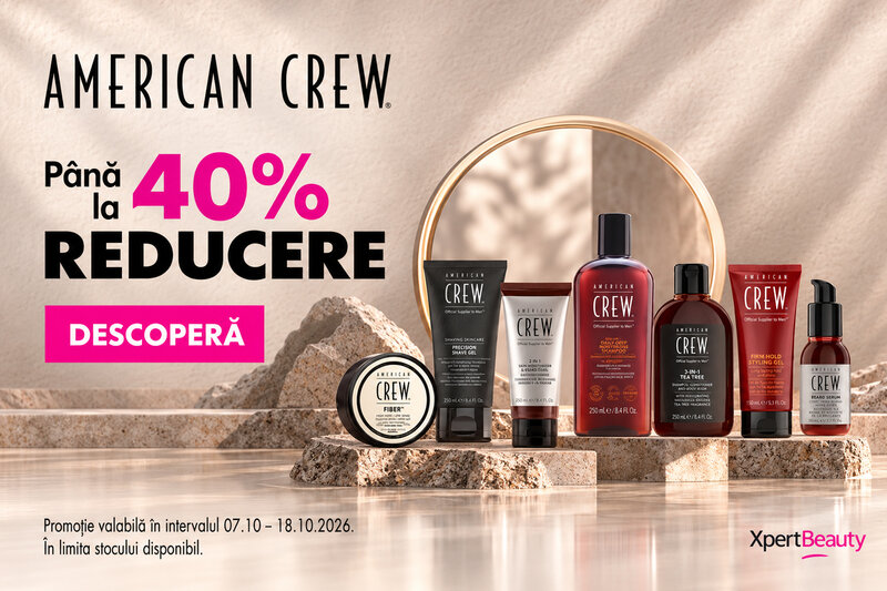 Ofertă American Crew: până la 40% reducere - Xpert Beauty