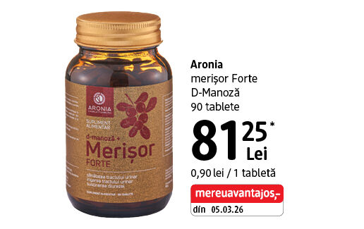 Aronia Merișor Forte D-Manoză