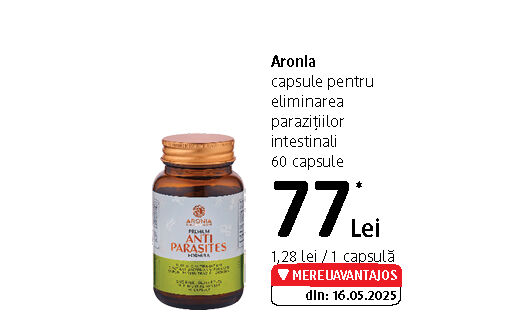 Aronia capsule paraziți