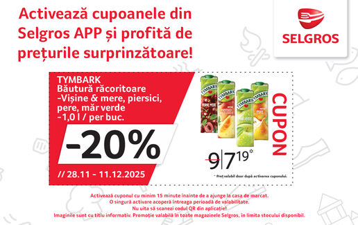 Băutură răcoritoare necarbogazoasă Tymbark