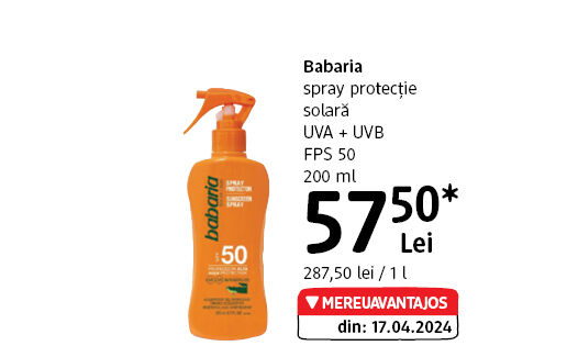 Babaria spray protecție