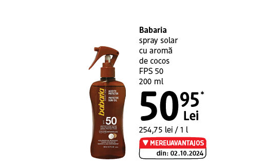 Babaria spray solar