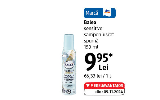 Balea șampon uscat