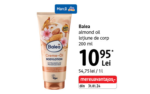 Balea Almond Oil loțiune de corp