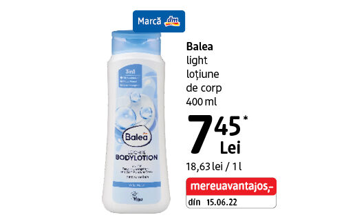 Balea Light loțiune de corp