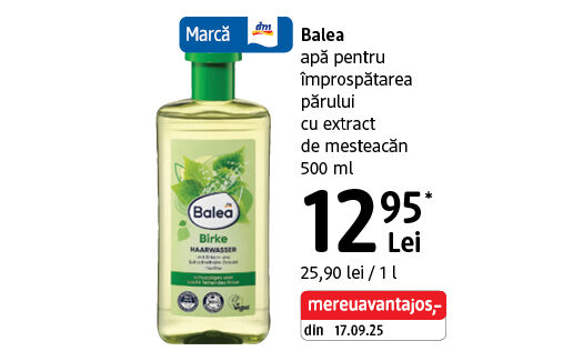 Balea apă cu extract de mesteacăn