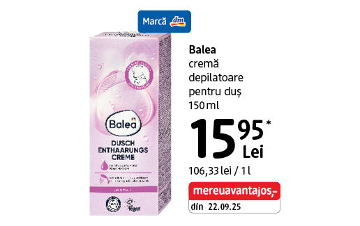 Balea cremă depilatoare
