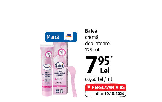 Balea cremă depilatoare